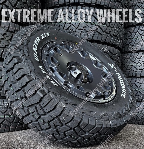 Grey at9 alloy wheels fits - 16",