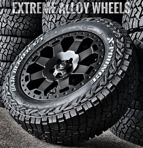 Black at5 alloy wheels - black,