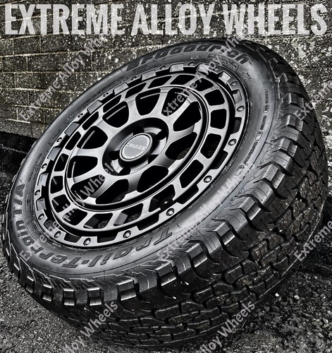 Black swamper alloy wheels - 18",